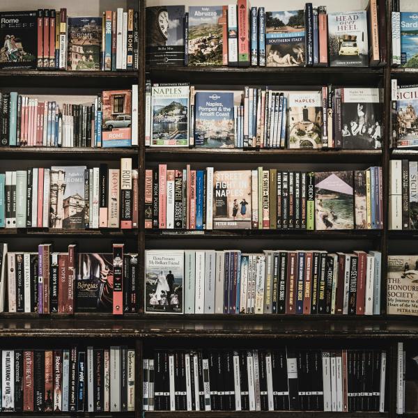 books on a shelf