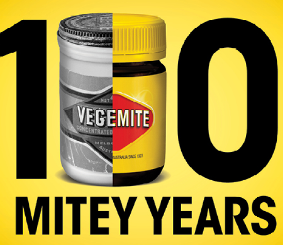 Walls that Talk celebrating 100 years of Vegemite